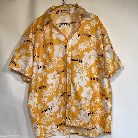 Pittsburgh Pirates Baseball Hawaiian Luau Shirt Men’s size XL - Picture 1 of 8